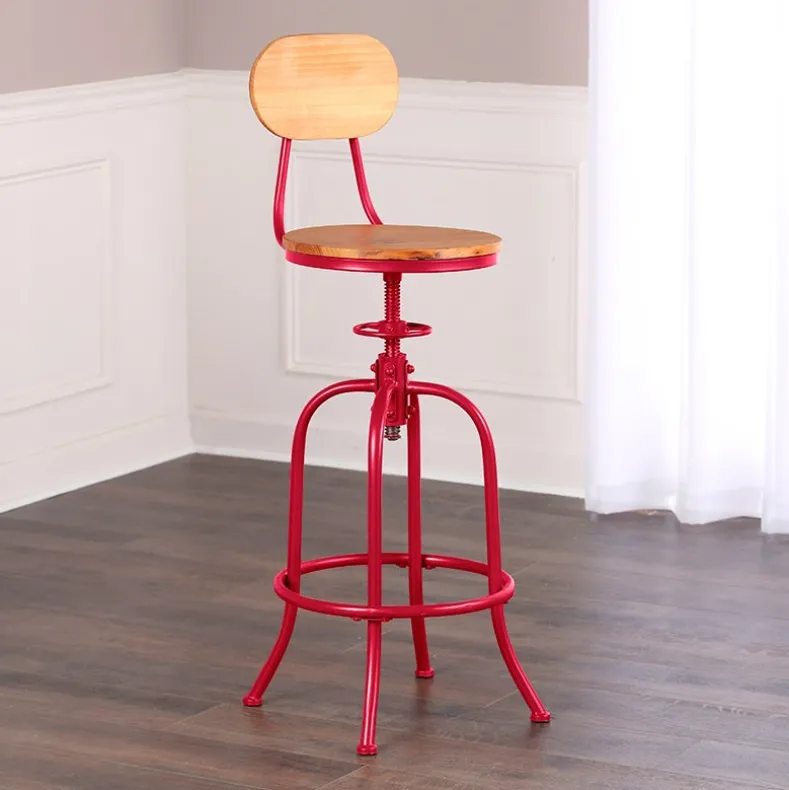Adjustable Swivel Stool with Back