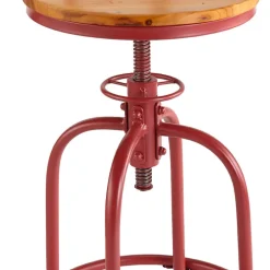 Adjustable Swivel Stool with Back
