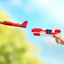 Airplane Launcher And Foam Ball Dart Blaster Gun Kids Fun Shooting Set