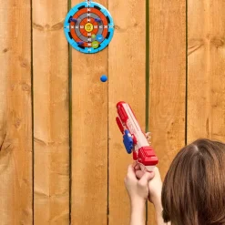 Airplane Launcher And Foam Ball Dart Blaster Gun Kids Fun Shooting Set