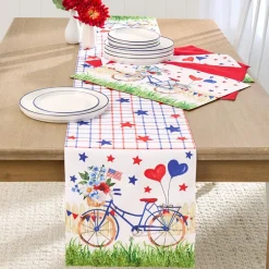 Americana Bicycle Set of 4 Placemats