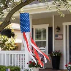 Americana Flag Windsock Red, White, and Blue