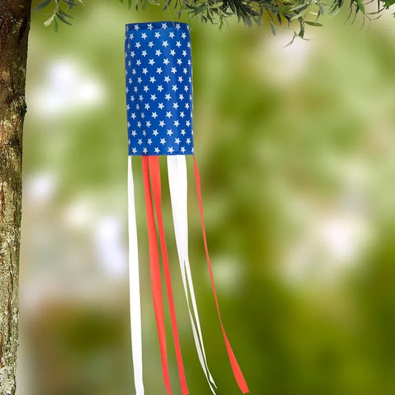 Americana Flag Windsock Red, White, and Blue