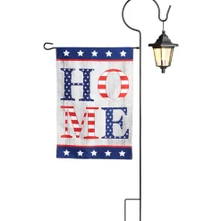 Americana Home Flag & Solar Lantern Set