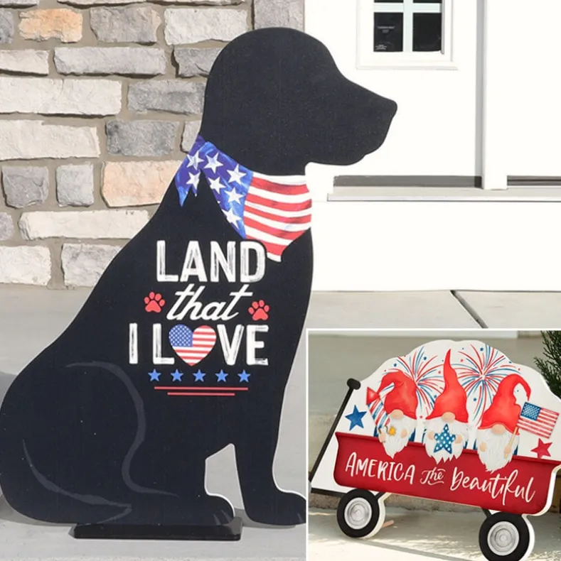 Americana Shape Porch Sign