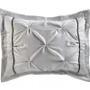 Ashlyn Ruched Full/Queen Comforter and Sham