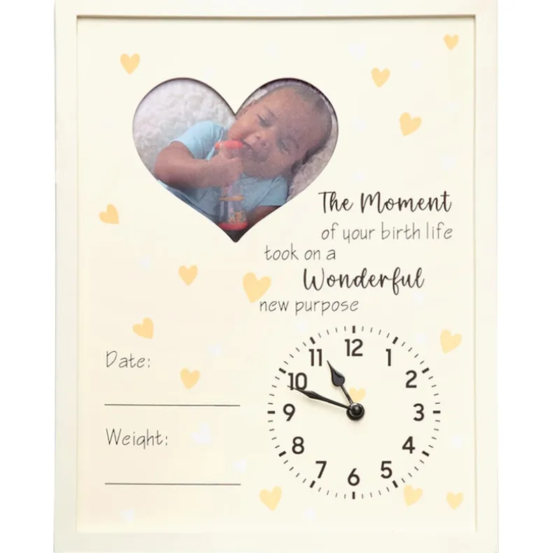 Baby Is Born Frame - Custom Newborn Keepsake