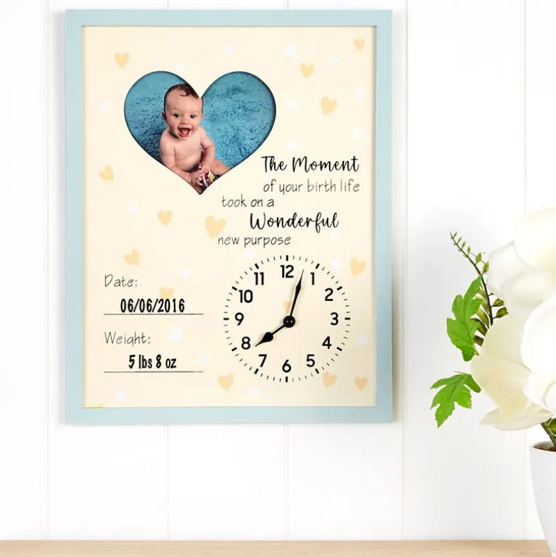 Baby Is Born Frame - Custom Newborn Keepsake