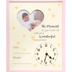 Baby Is Born Frame - Custom Newborn Keepsake