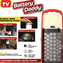 Battery Daddy® LED Lantern - Ultra Bright, Battery Storage For Emergencies