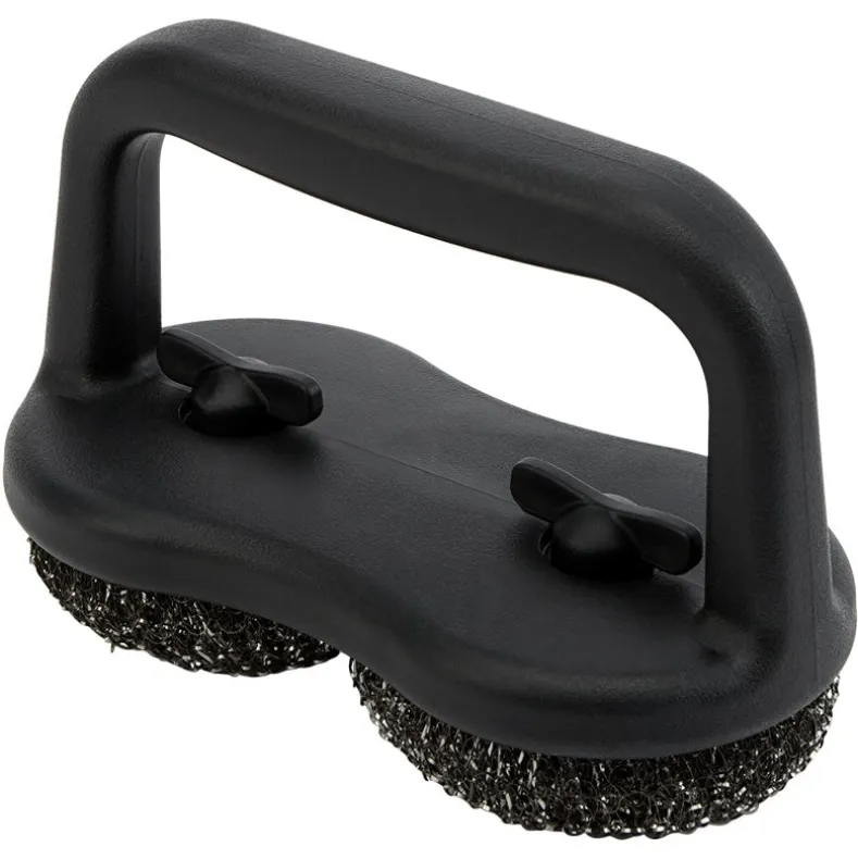 BBQ Steel Wire Brush With Easy Grip Oversized Handle