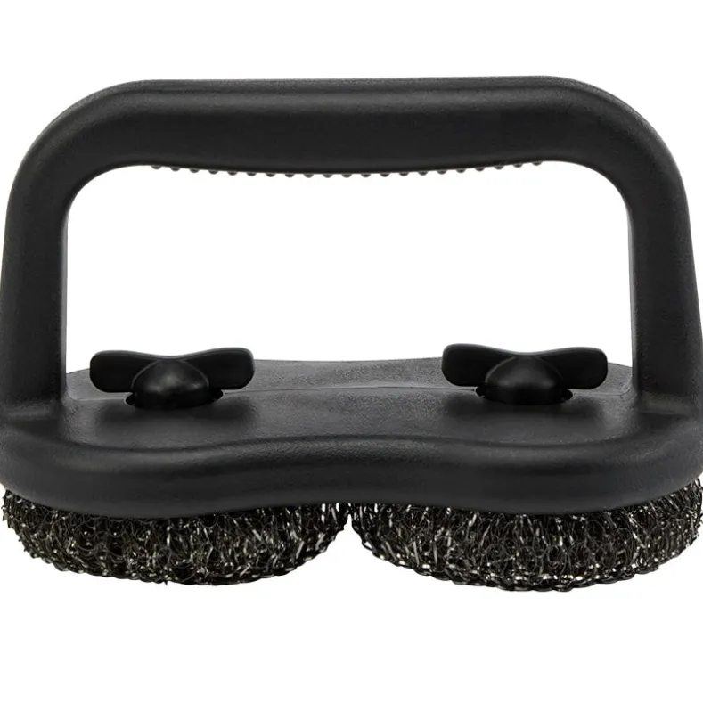 BBQ Steel Wire Brush With Easy Grip Oversized Handle