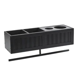 Beauty Wall Shelf with Towel Bar