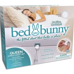 Bed Bunny™ Fitted Queen Sheet Set, Soft, Anti-Wrinkle, Stain Resistant