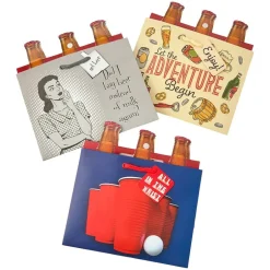 Beer Bottle Gift Bag Set - 3-Pk.