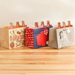 Beer Bottle Gift Bag Set - 3-Pk.