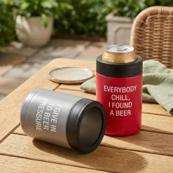 Beer Can Cooler with Hilarious Phrases
