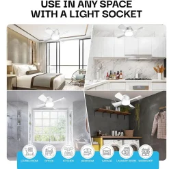 Bell+Howell® Socket Fan Light
