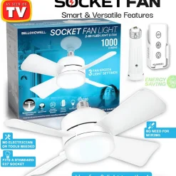 Bell+Howell® Socket Fan Light