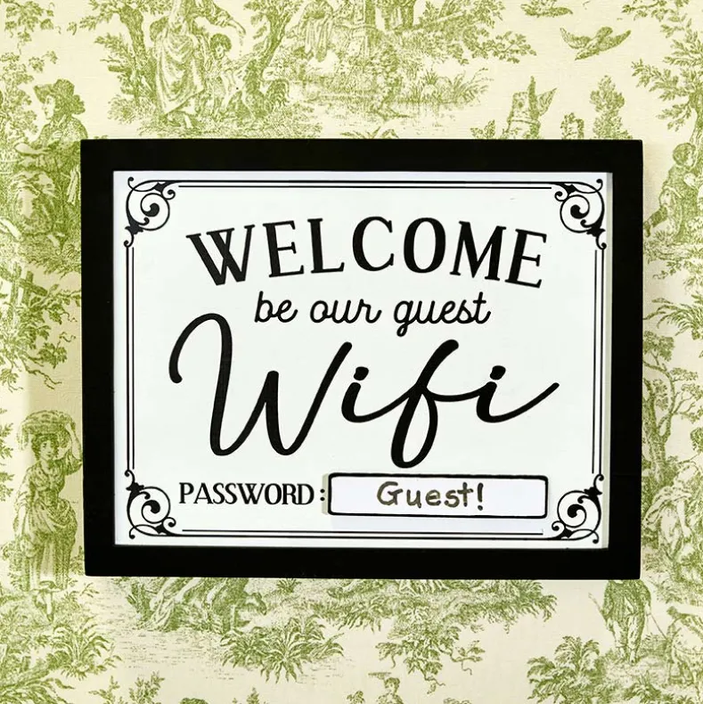 Be Our Guest and WIFI Password Collection