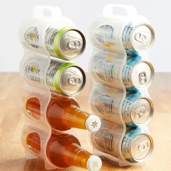 Beverage Can Space Savers for Refrigerator - Set of 2