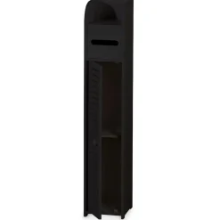 Black Bathroom Storage Cabinet