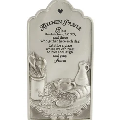 Bless This Kitchen Religious Decor - Pie Plate or Kitchen Prayer Plaque