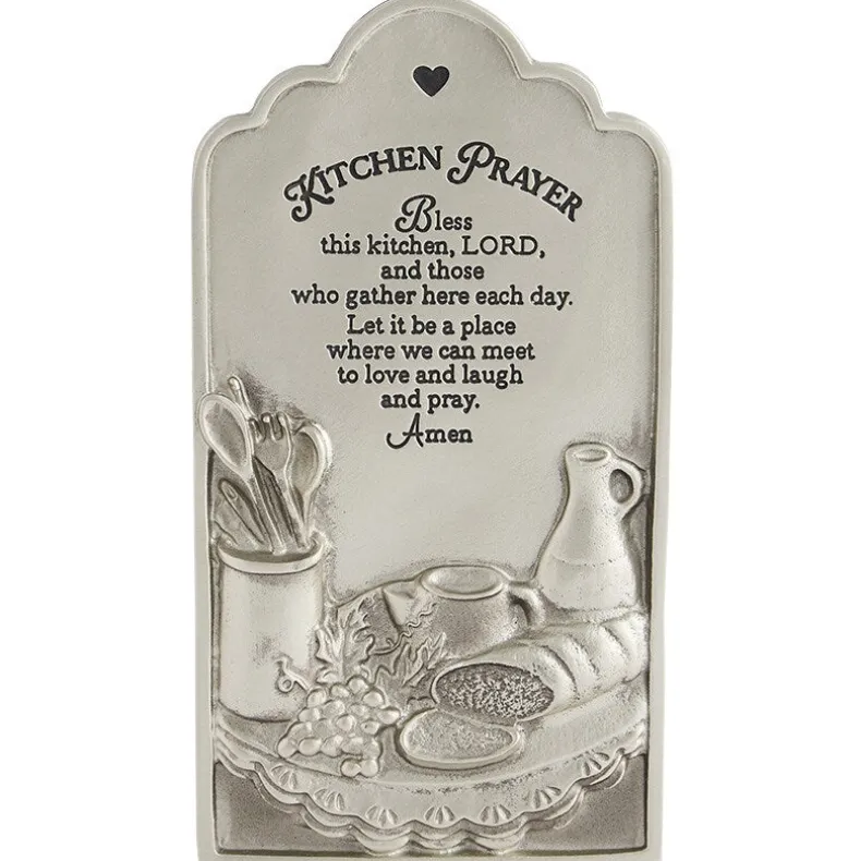 Bless This Kitchen Religious Decor - Pie Plate or Kitchen Prayer Plaque