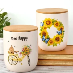 Blooming Springtime Food Storage Canister