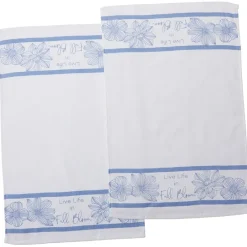 Blue Floral Bath Collection