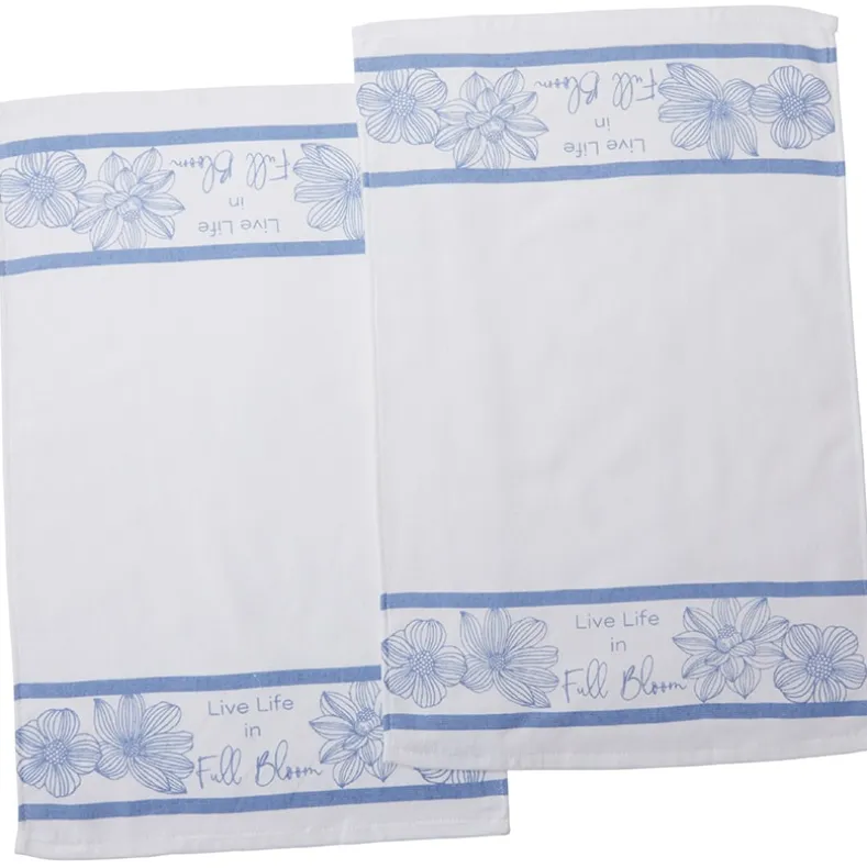Blue Floral Bath Collection