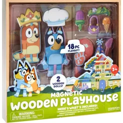Bluey Magnetic Wooden Playset - Spark Creativity with 18-Pc. Set