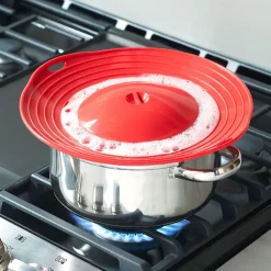 Boil-Over Spill Stopper and Cover - For Pots and Pans
