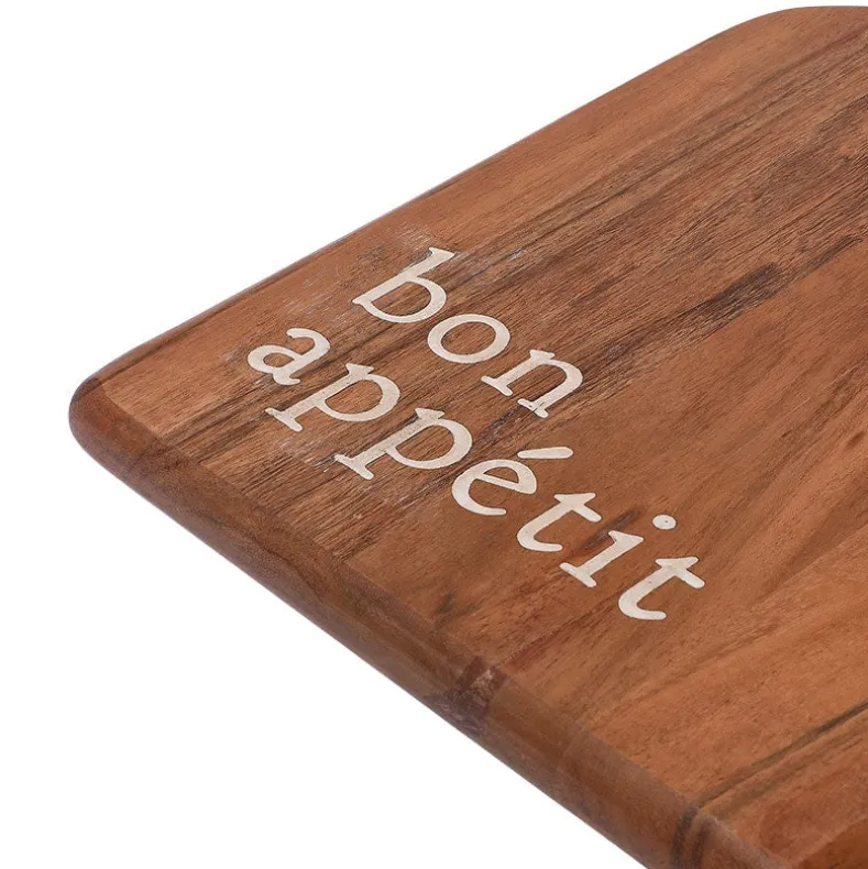Bon Appetit Rectangle Acacia Wood Serving Board