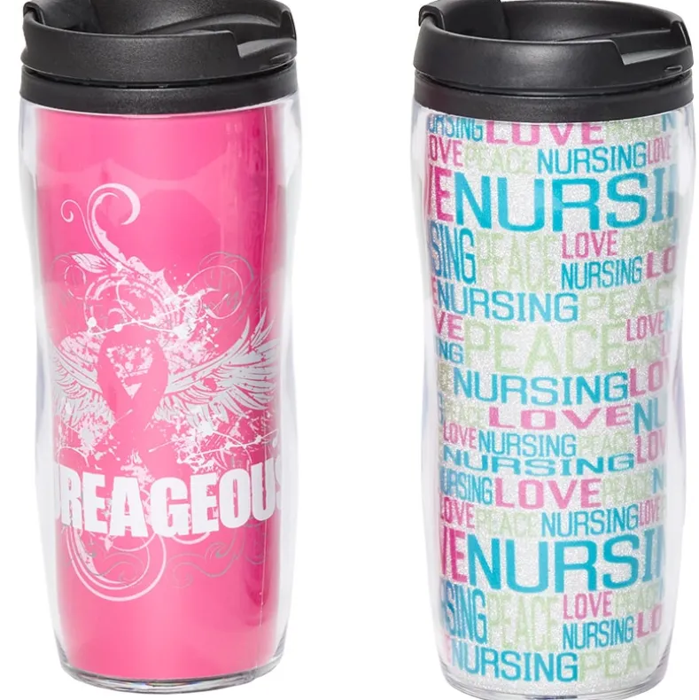 Breast Cancer Awareness Travel Mug