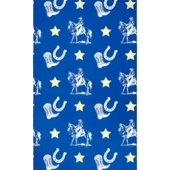 Buckaroo Cowboy Window Panel 50" x 63" or 50" x 84"