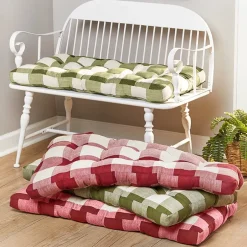 Buffalo Check Bench Cushion