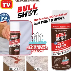Bull Shot™ Carpet Spot And Stain-Lifting Foam Remover By Horsepower™