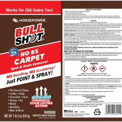 Bull Shot™ Carpet Spot And Stain-Lifting Foam Remover By Horsepower™