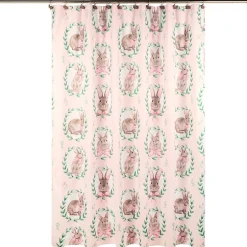 Bunnies and Bows Shower Curtain