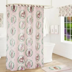 Bunnies and Bows Shower Curtain