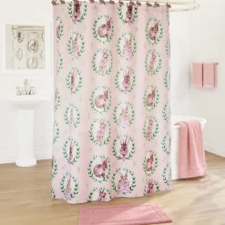 Bunnies and Bows Shower Curtain