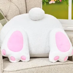 Burrowing Bunny Shaped Decorative Pillow
