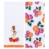 Butterfly and Skeletons Embroidered Kitchen Towels, Set of 2