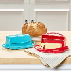 Butterie Flip-Top Butter Dish with Matching Spreader