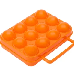 Camping Dozen Plastic Egg Holder Clean and Unbreakable