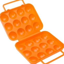 Camping Dozen Plastic Egg Holder Clean and Unbreakable