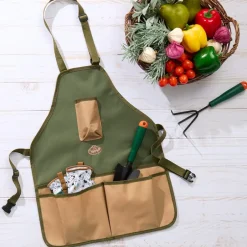 Canvas Garden Apron With Tool Storage