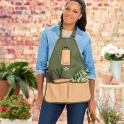 Canvas Garden Apron With Tool Storage