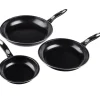 Carbon Steel Nonstick Fry Pans - Set of 3